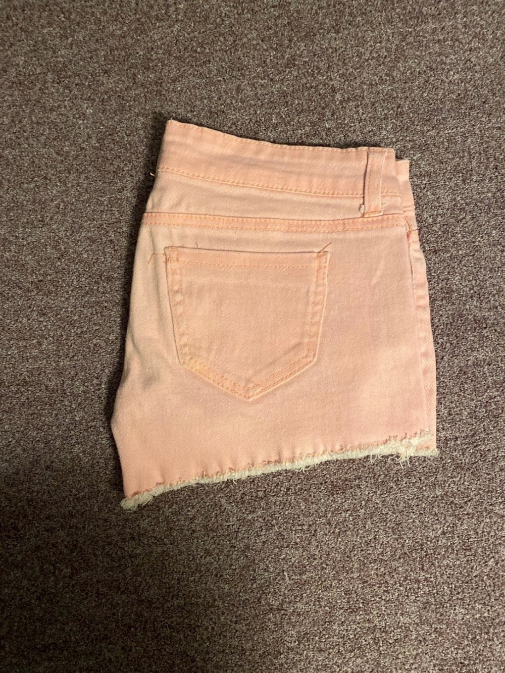 refuge Peach Denim Cutoff Shorts